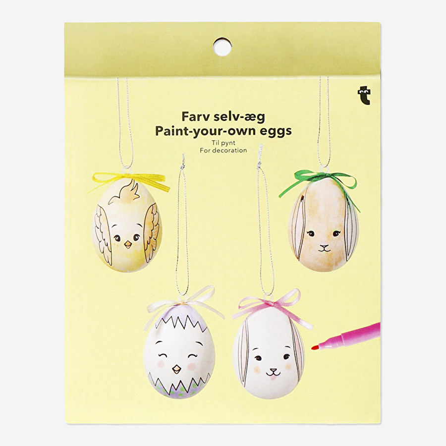 Flying Tiger Copenhagen Kendin Yap Kalemli Paskalya Yumurtası Seti