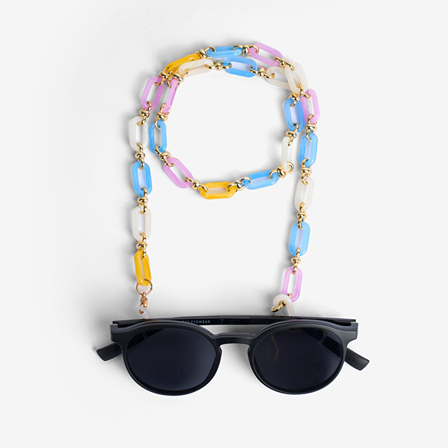 Flying Tiger Copenhagen Çok Renkli Büyük Halkalı Gözlük Zinciri