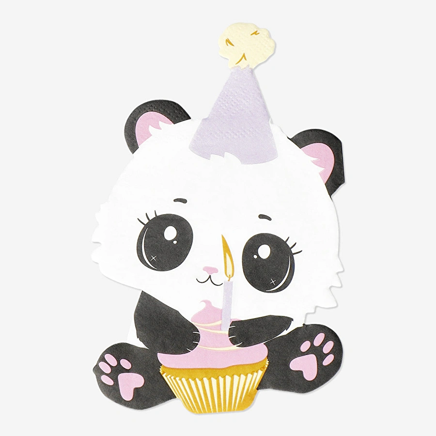 Flying Tiger Copenhagen 16'lı Beyaz Panda Şeklinde Kağıt Peçete