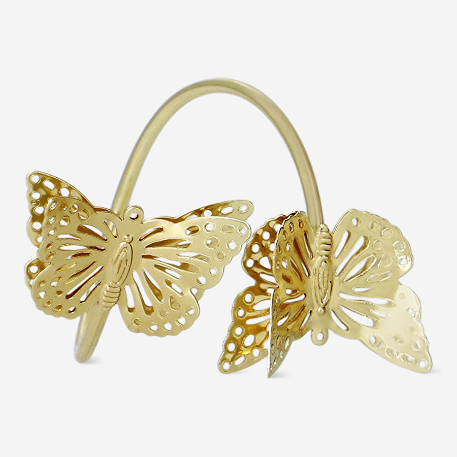 Flying Tiger Copenhagen Gold Kelebek Şeklinde Peçete Yüzüğü