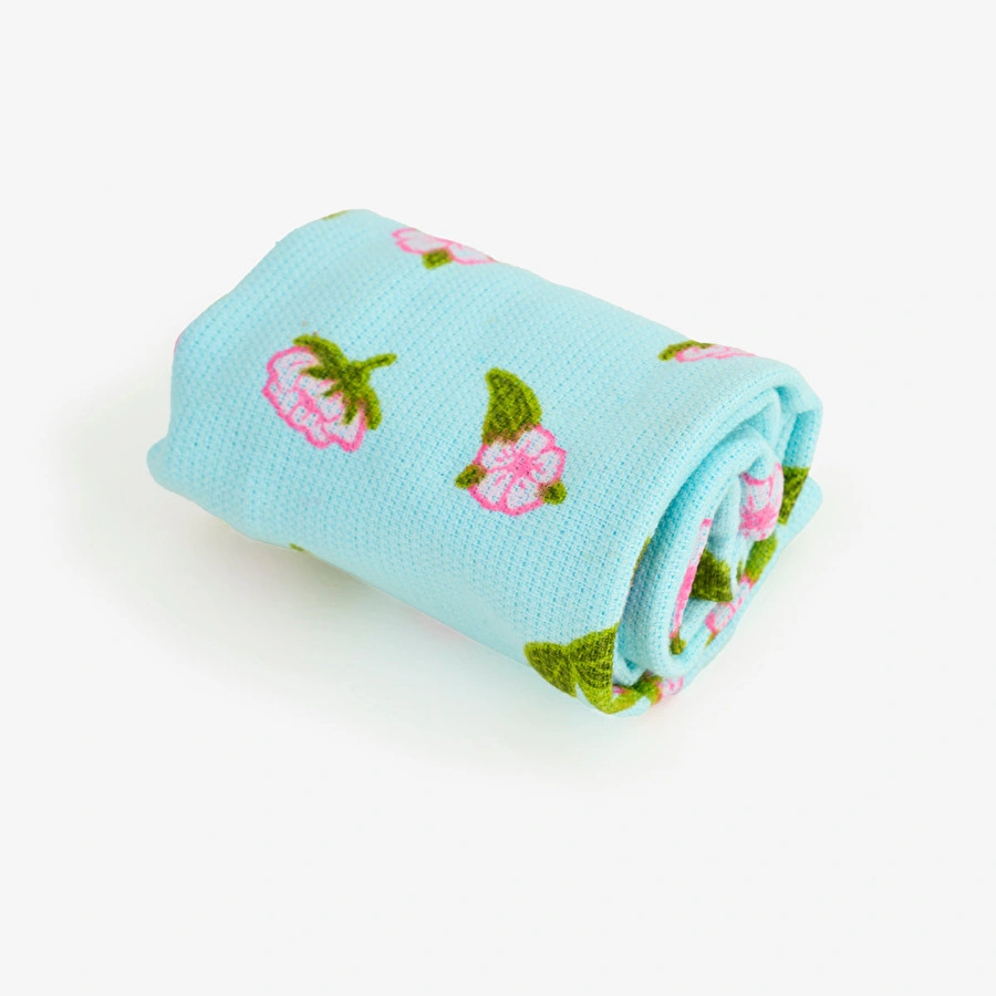 Flying Tiger Copenhagen Mavi Kiraz Çiçeği Desenli Mini Havlu