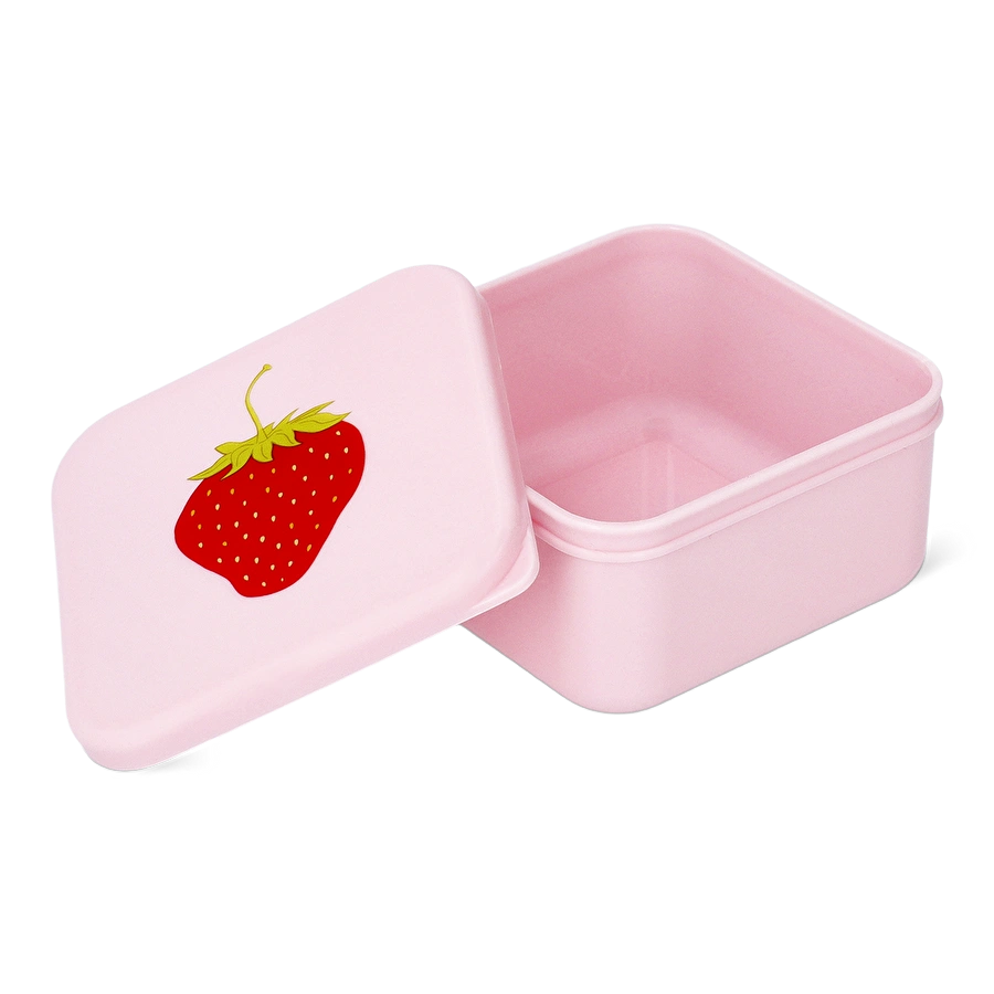 Flying Tiger Copenhagen Çilek Desenli Küçük Atıştırmalık Kabı