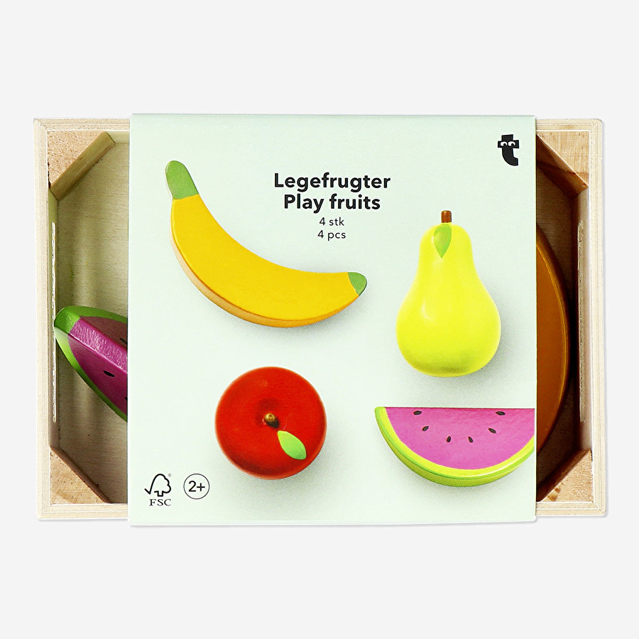 Flying Tiger Copenhagen Ahşap Oyuncak Meyve Kasası