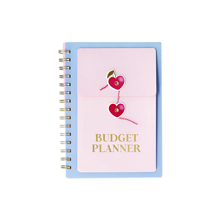 Flying Tiger Copenhagen Pembe Stickerlı Bütçe Planlama Defteri A5