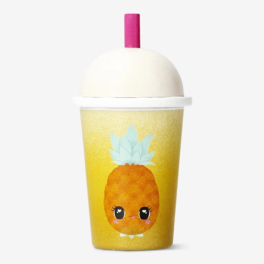 Flying Tiger Copenhagen Ahşap Ananas Detaylı İçecek Bardağı