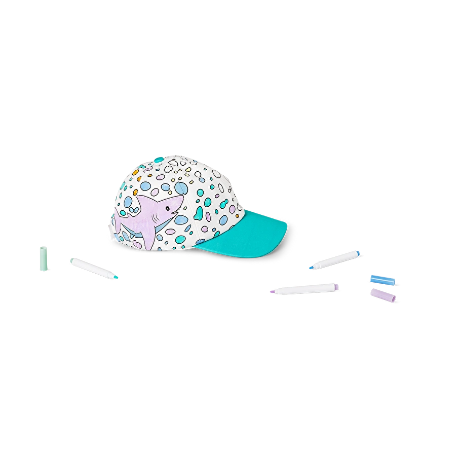 Flying Tiger Copenhagen Kendin Yap Kumaş Şapka Boyama Seti