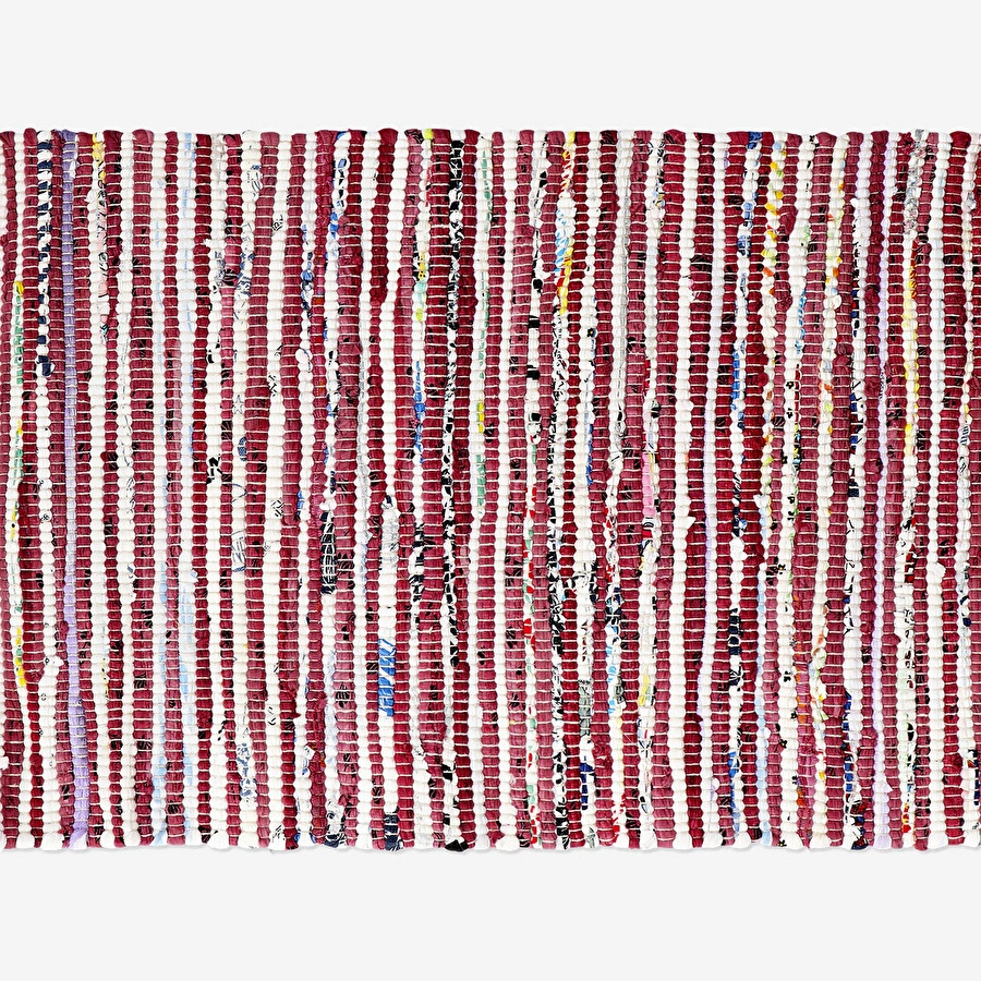 Flying Tiger Copenhagen Çizgili Pamuk Kilim 40 cm x 60 cm
