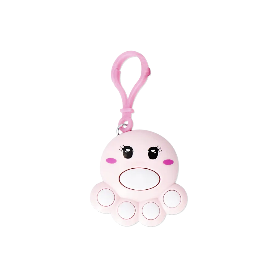 Flying Tiger Copenhagen Pembe Mini Ahtapot Şeklinde Hafıza Oyunu