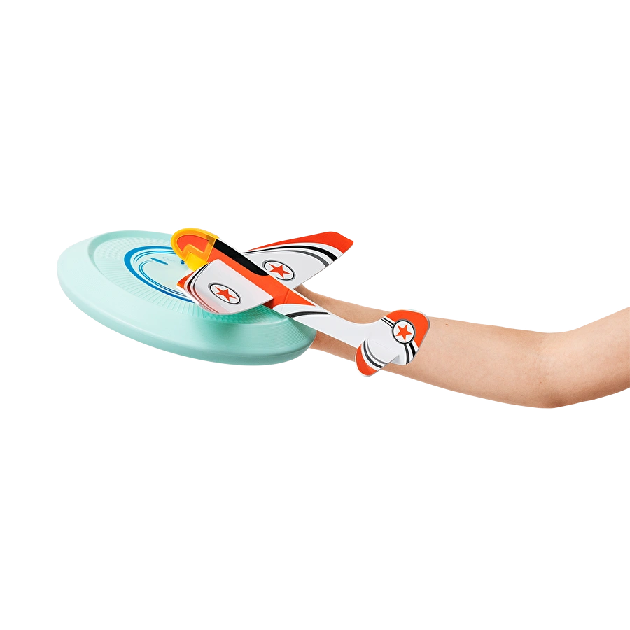 Flying Tiger Copenhagen Fırlatıcı Diskli Plastik Uçak