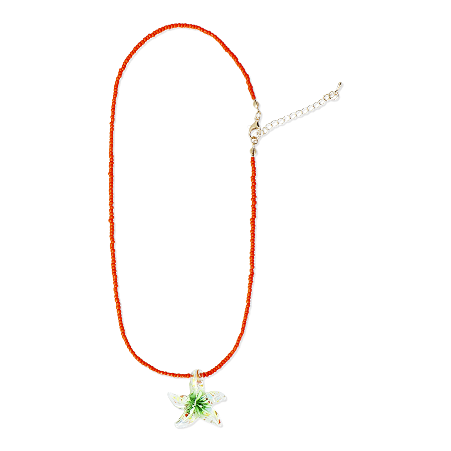 Flying Tiger Copenhagen İncili Cam Yıldız Detaylı Kolye