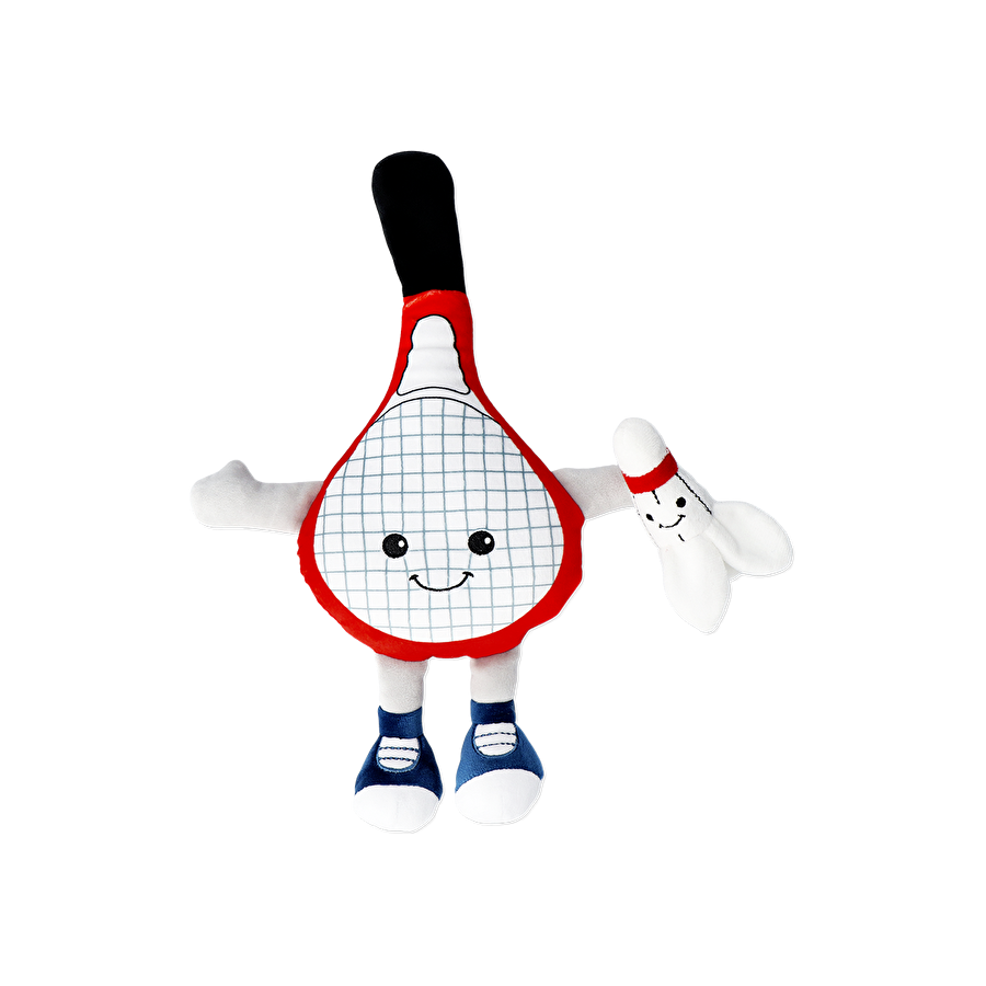 Flying Tiger Copenhagen Beyaz Badminton Peluş Oyuncak