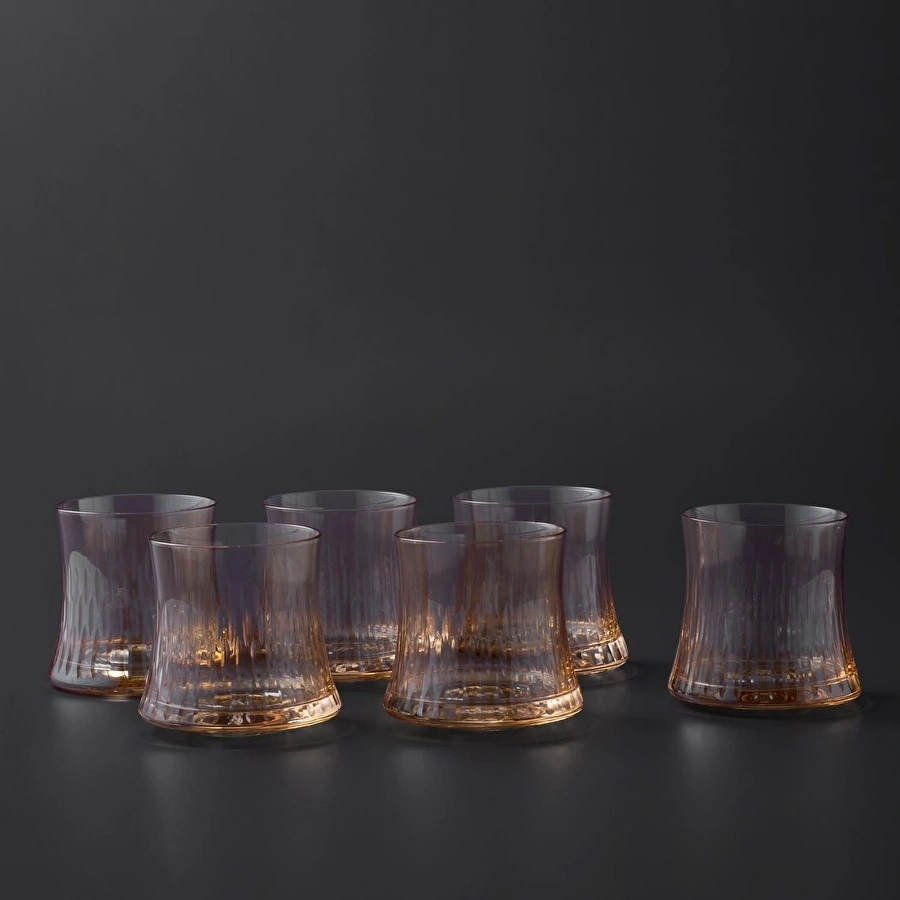 Jumbo Sandy Amber 6'lı Su Bardağı