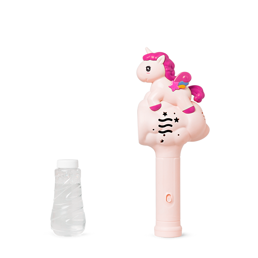 Flying Tiger Copenhagen Pembe Unicorn Detaylı Baloncuk Yapma Makinesi