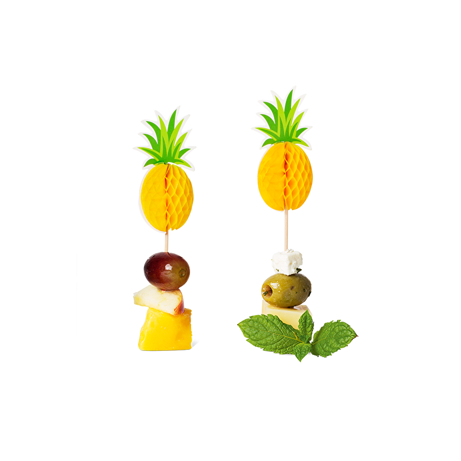 Flying Tiger Copenhagen 8'li Sarı Ananas Şeklinde Kürdan
