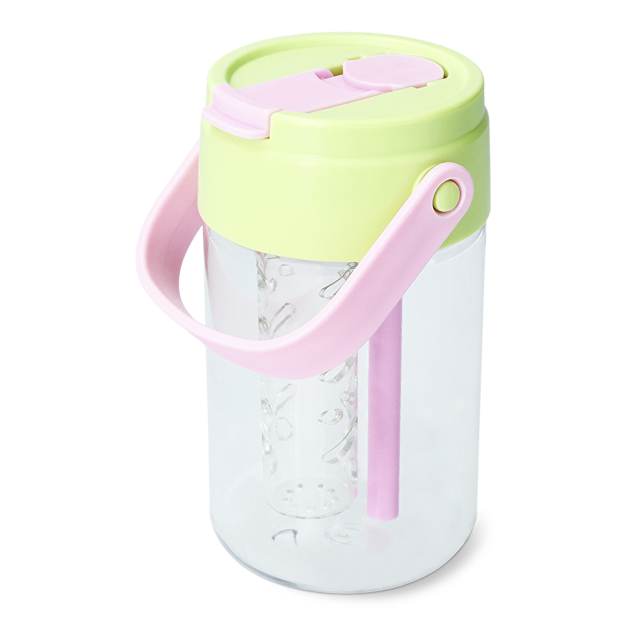 Flying Tiger Copenhagen Askılı Demleme Hazneli Plastik Matara