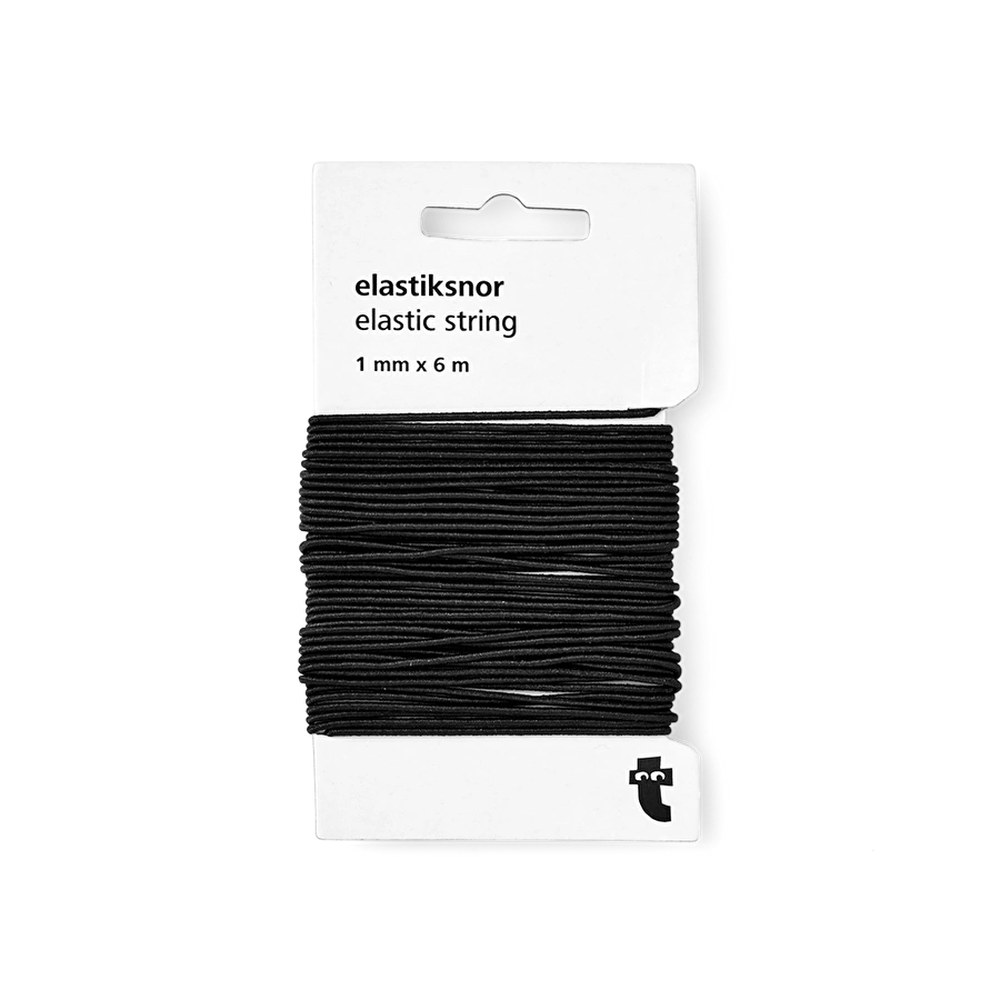 Flying Tiger Copenhagen Siyah Elastik İp