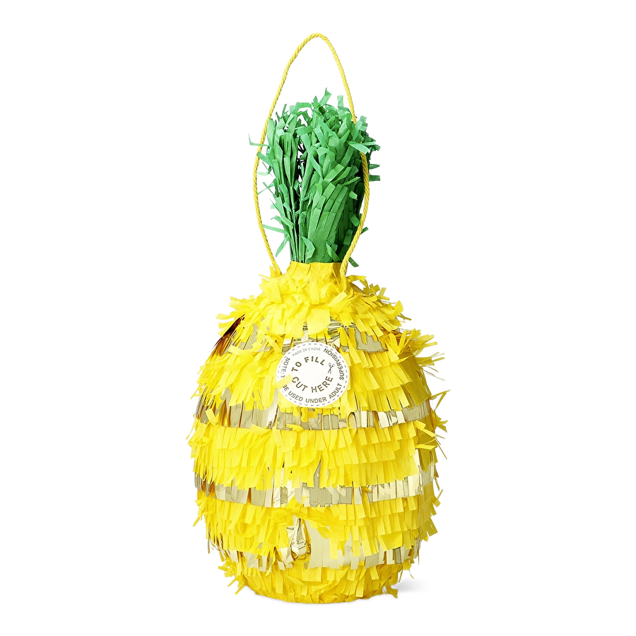 Flying Tiger Copenhagen Sarı Ananas Şeklinde İçi Doldurulabilen Parti Süsü