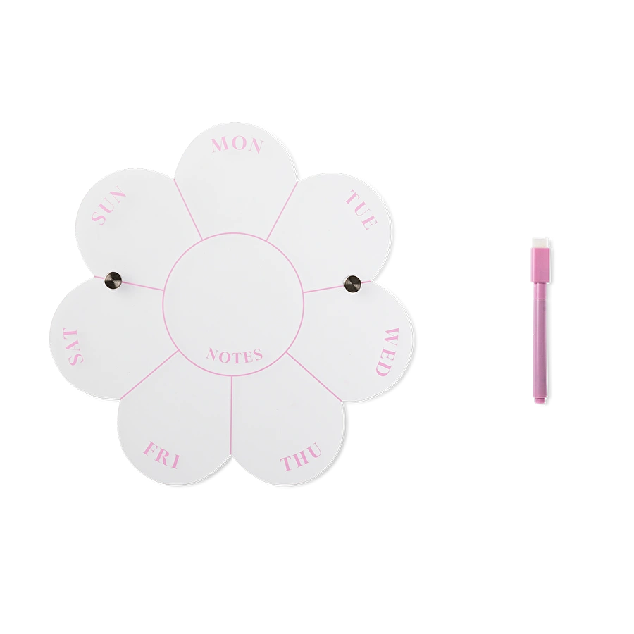 Flying Tiger Copenhagen Çiçek Şeklinde Haftalık Planlayıcı Tahta