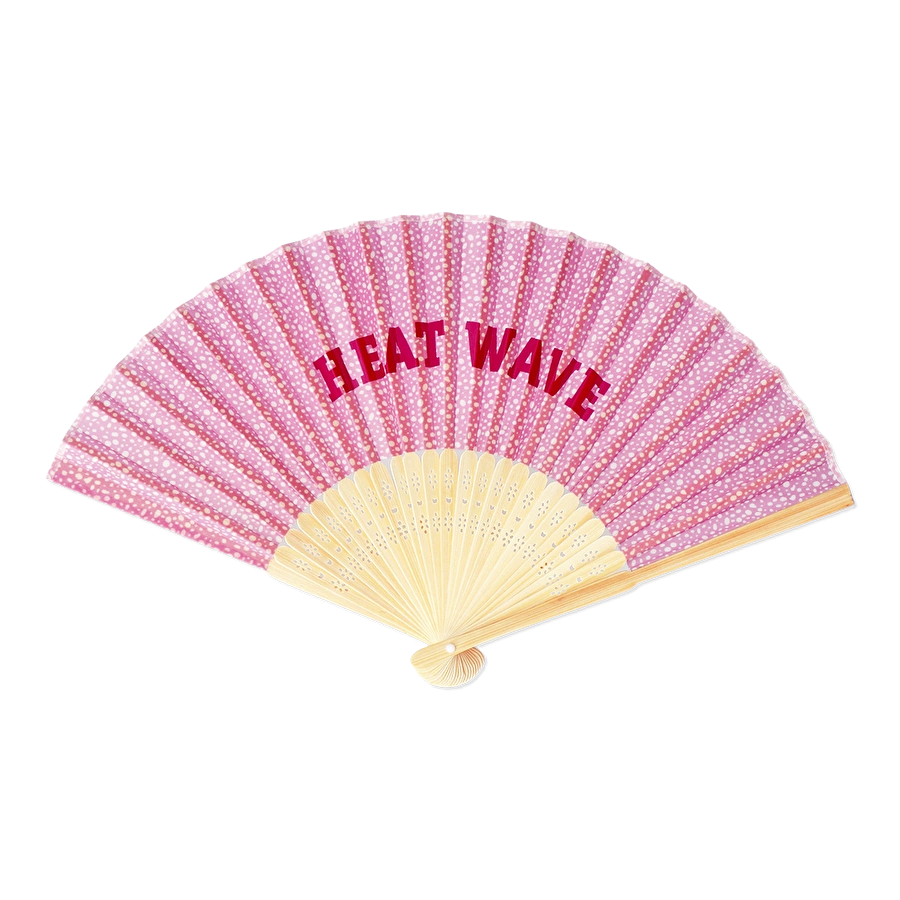 Flying Tiger Copenhagen Pembe Bambu Yelpaze