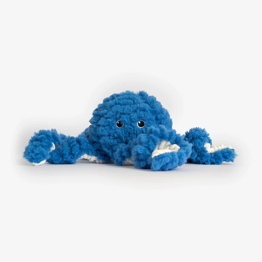 Flying Tiger Copenhagen Mavi Ahtapot Köpek Oyuncağı