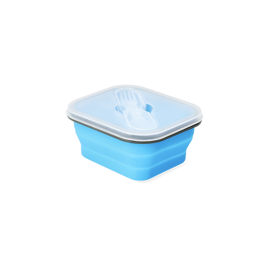 Flying Tiger Copenhagen Mavi Katlanabilir Silikon Beslenme Kabı