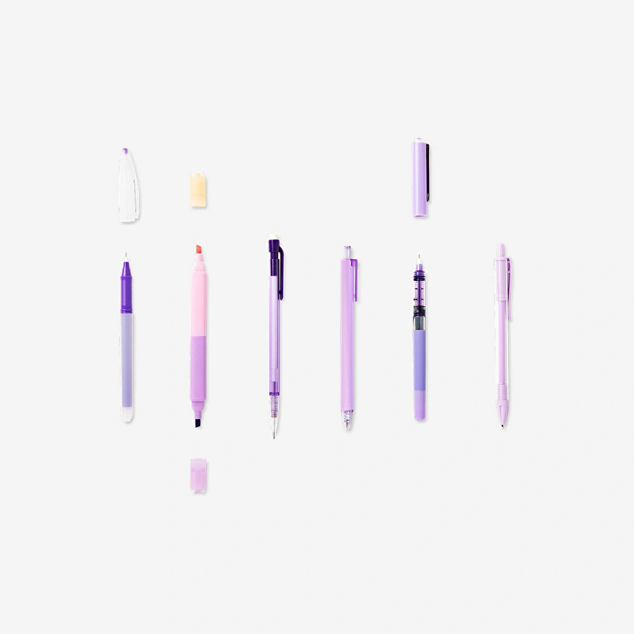 Flying Tiger Copenhagen 6'lı Çok Renkli Tükenmez Kalem Seti