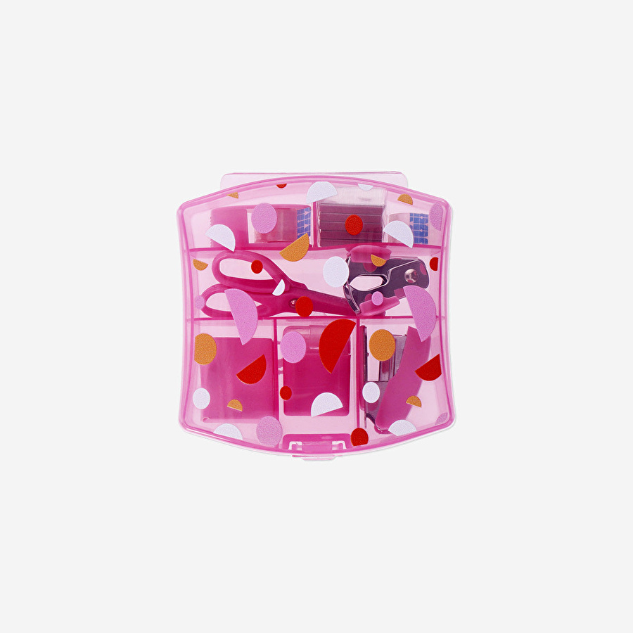 Flying Tiger Copenhagen Pembe Kutulu Kırtasiye Seti