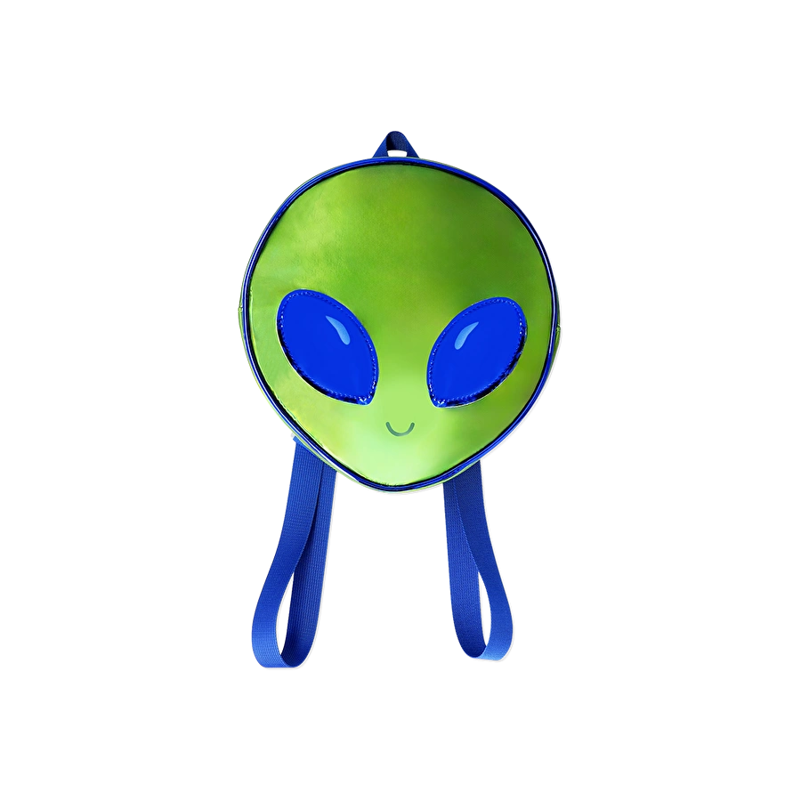 Flying Tiger Copenhagen Yeşil Uzaylı Şeklinde Sırt Çantası