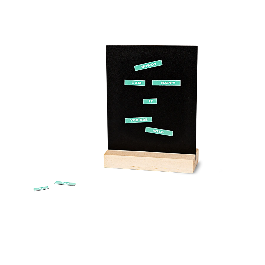 Flying Tiger Copenhagen Kelime Detaylı Mıknatıslı Masaüstü Panosu