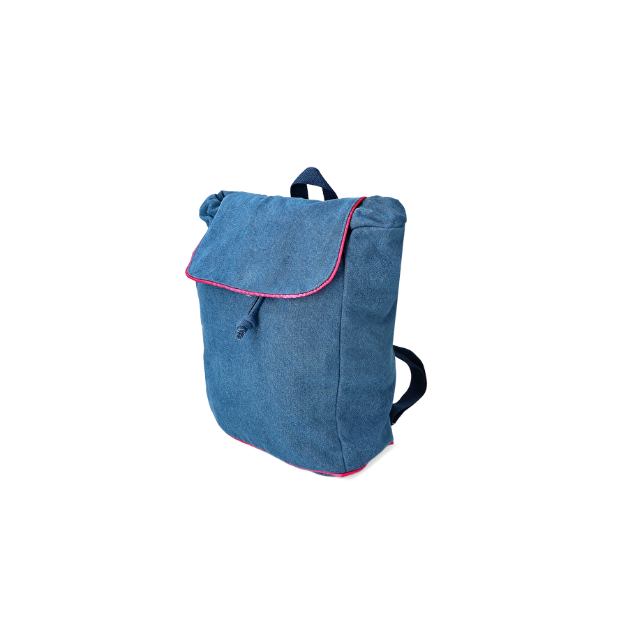 Flying Tiger Copenhagen Mavi Denim Sırt Çantası