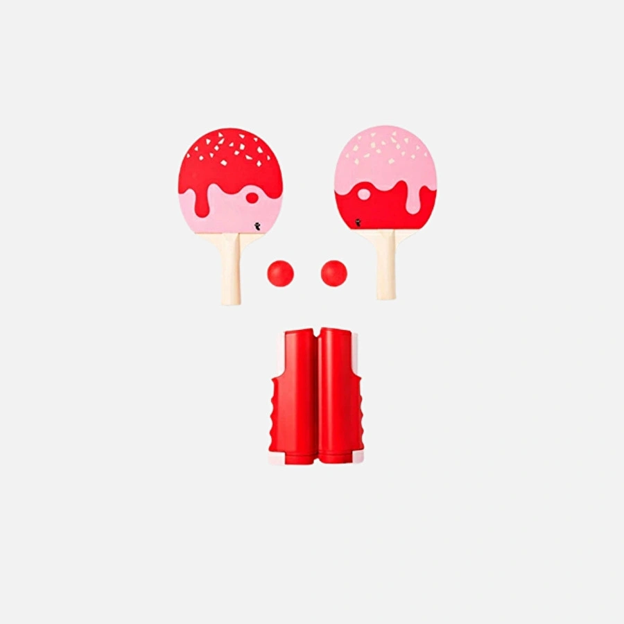 Flying Tiger Copenhagen Kırmızı Açılabilir Masa Tenisi Seti