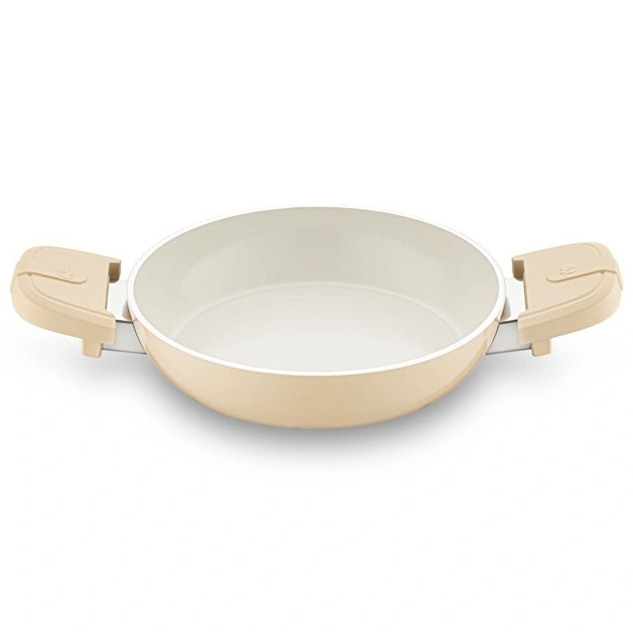 Jumbo Swiss Crystal Dark Cream İndüksiyon Tabanlı Sahan 20 cm