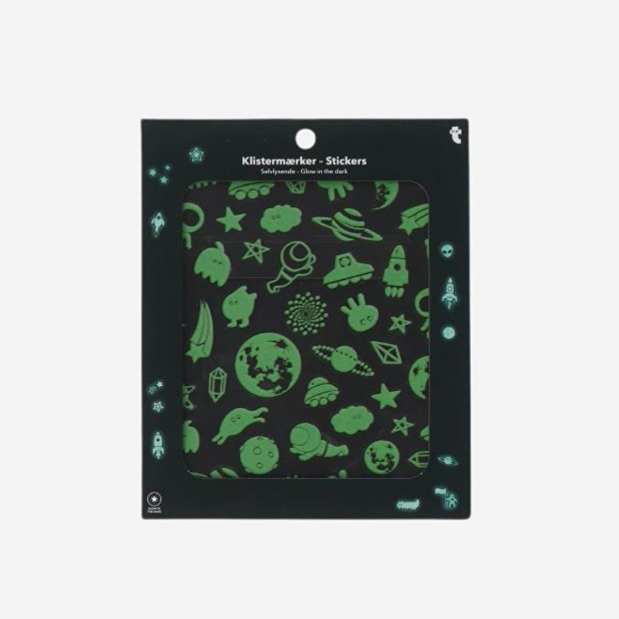 Flying Tiger Copenhagen Karanlıkta Parlayan Sticker Seti
