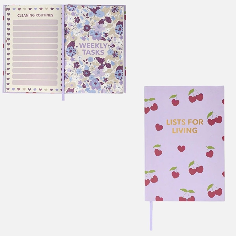 Flying Tiger Copenhagen Kiraz Desenli Günlük