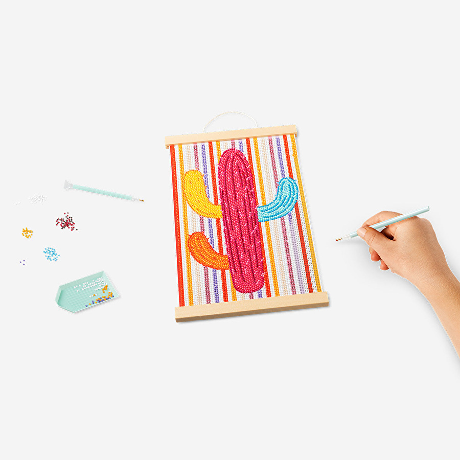 Flying Tiger Copenhagen Kaktüs Desenli Elmas Boyama Seti