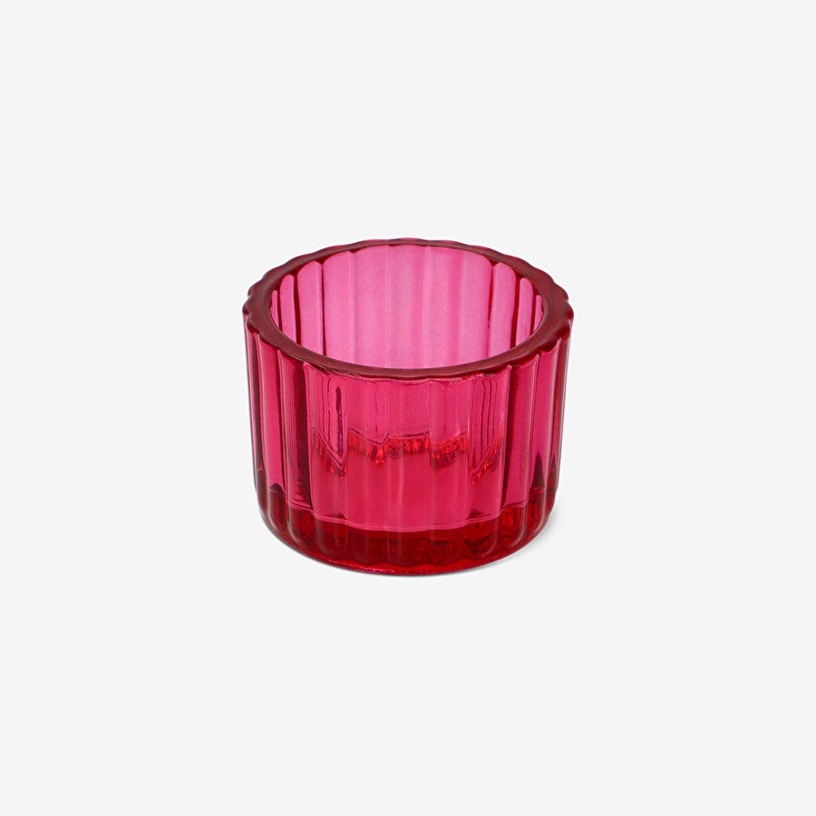 Flying Tiger Copenhagen Pembe Cam Tealight Mumluk