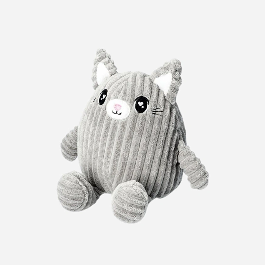 Flying Tiger Copenhagen Kadife Peluş Oyuncak Gri Kedi