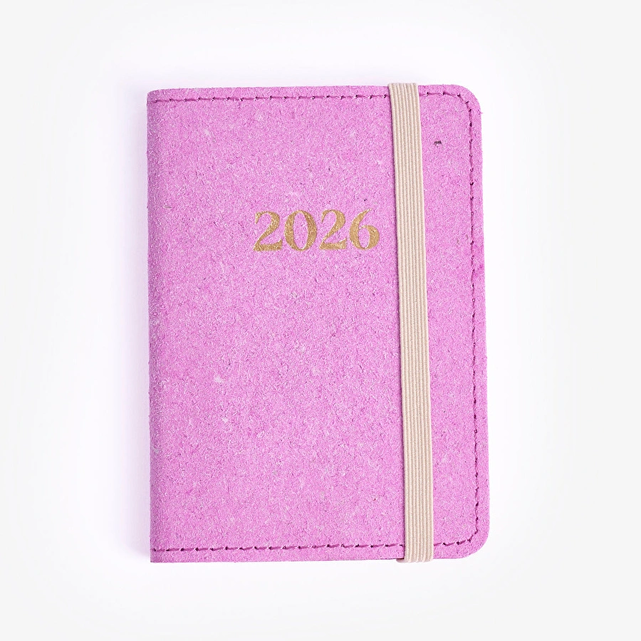 Flying Tiger Copenhagen Mor Haftalık 2026 Cep Takvimi