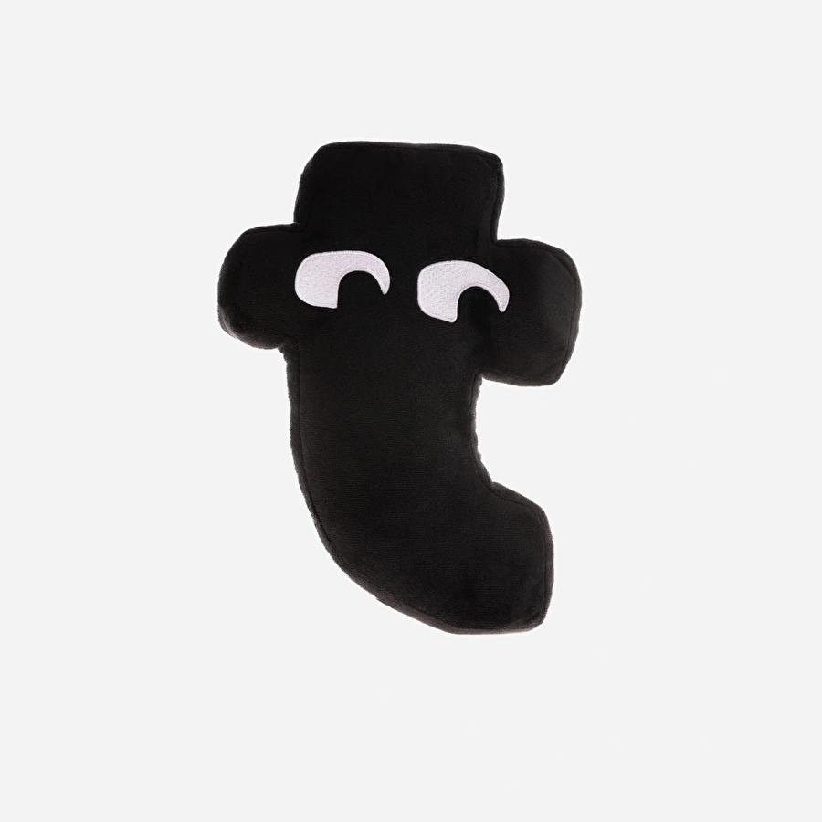 Flying Tiger Copenhagen Siyah Peluş Oyuncak T Harfi