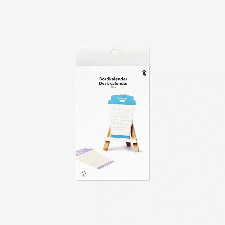 Flying Tiger Copenhagen Kahve Bardağı Şeklinde 2026 Masa Takvimi