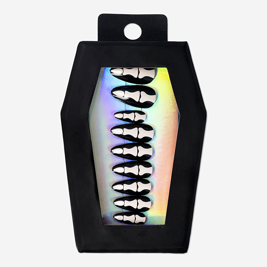 Flying Tiger Copenhagen İskelet Detaylı 24'lü Takma Tırnak Seti