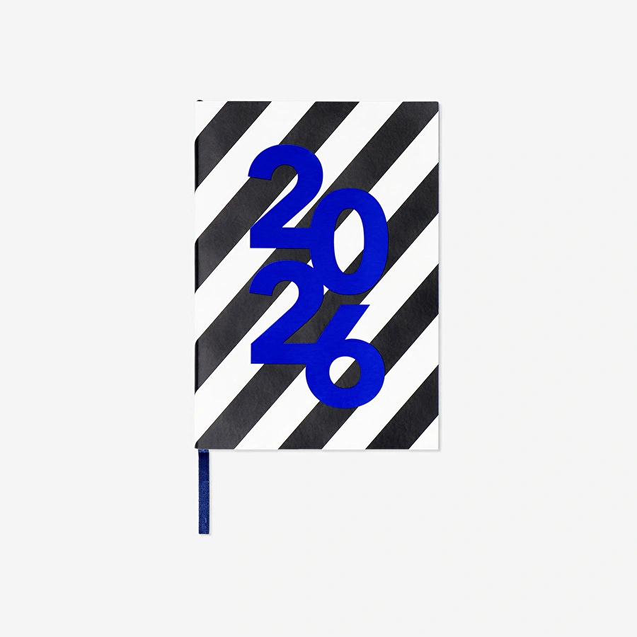 Flying Tiger Copenhagen Mavi Çizgili 2026 A5 Haftalık Ajanda