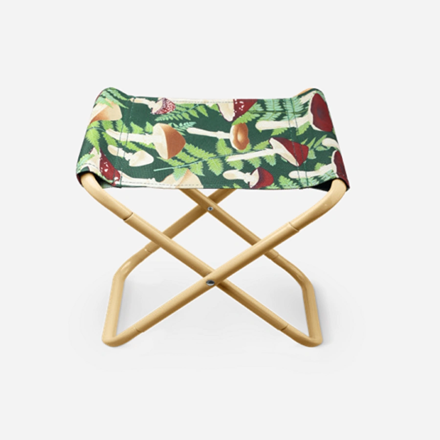 Flying Tiger Copenhagen Çocuklar İçin Mantar Desenli Katlanabilir Tabure