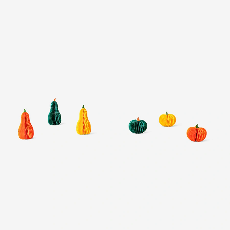 Flying Tiger Copenhagen Balkabağı Şeklinde 6'lı Kağıt Süs