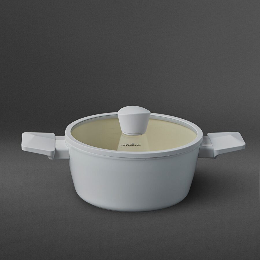 Jumbo Swiss Crystal Light Grey Derin Tencere 20 cm