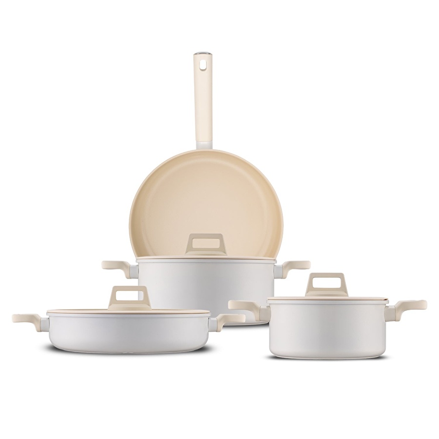 Jumbo Clermont 7 Parça İndüksiyon Tabanlı Tencere Seti