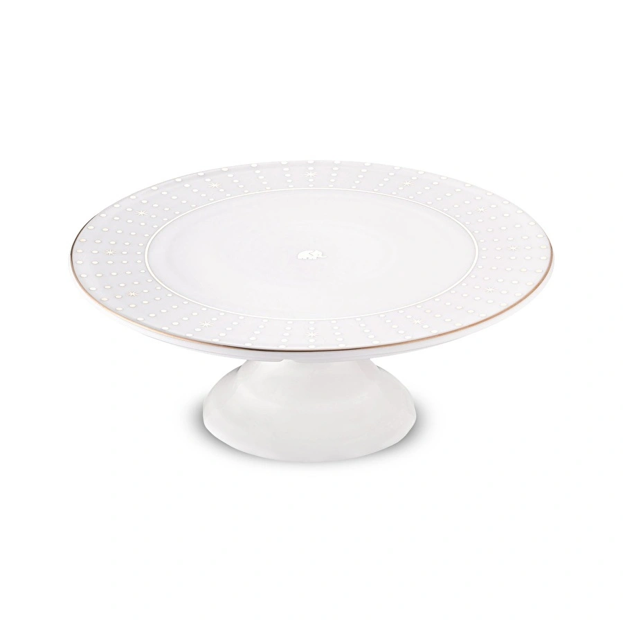 Jumbo Navy Gold Ayaklı Kek Standı 25 cm