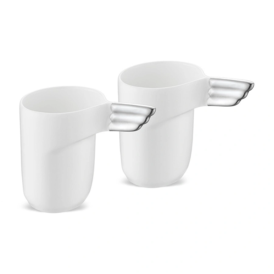 Jumbo Goddess 2 Kişilik Espresso Fincan Seti Platin
