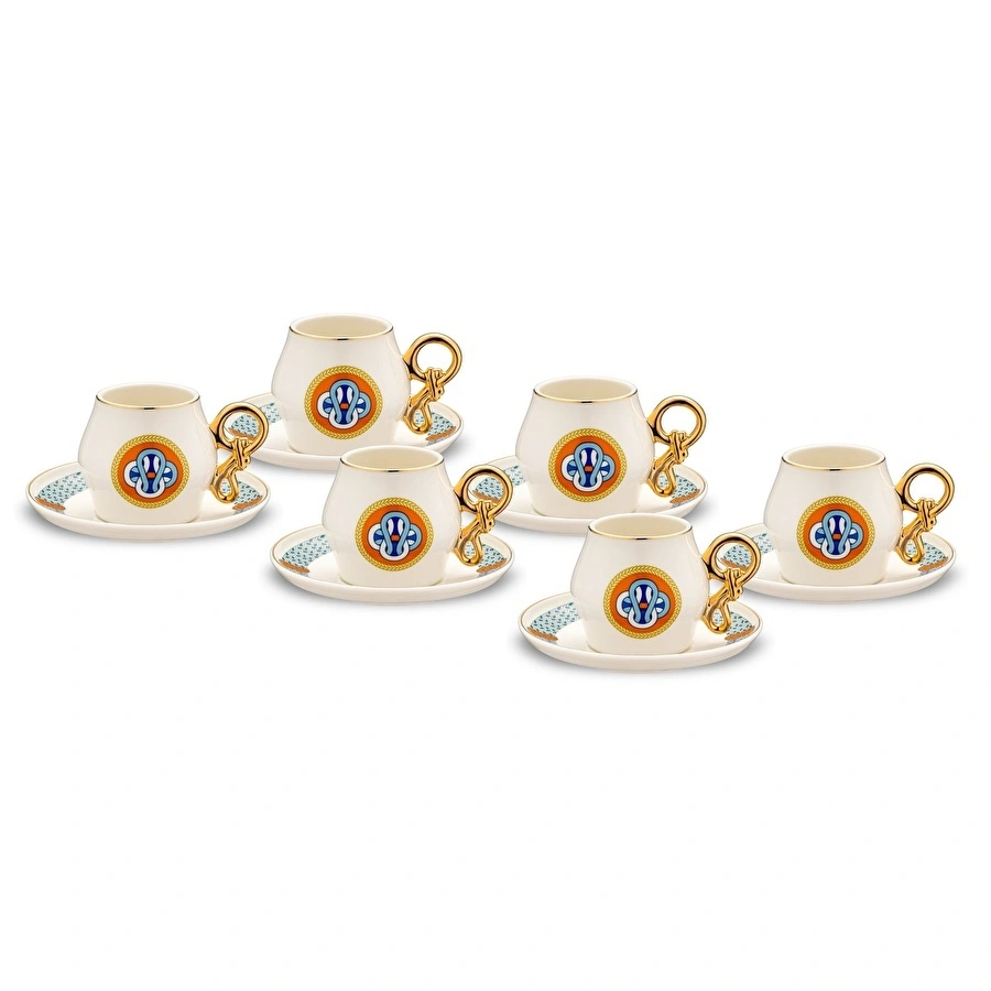 Jumbo Tide 6 Kişilik Kahve Fincan Takımı