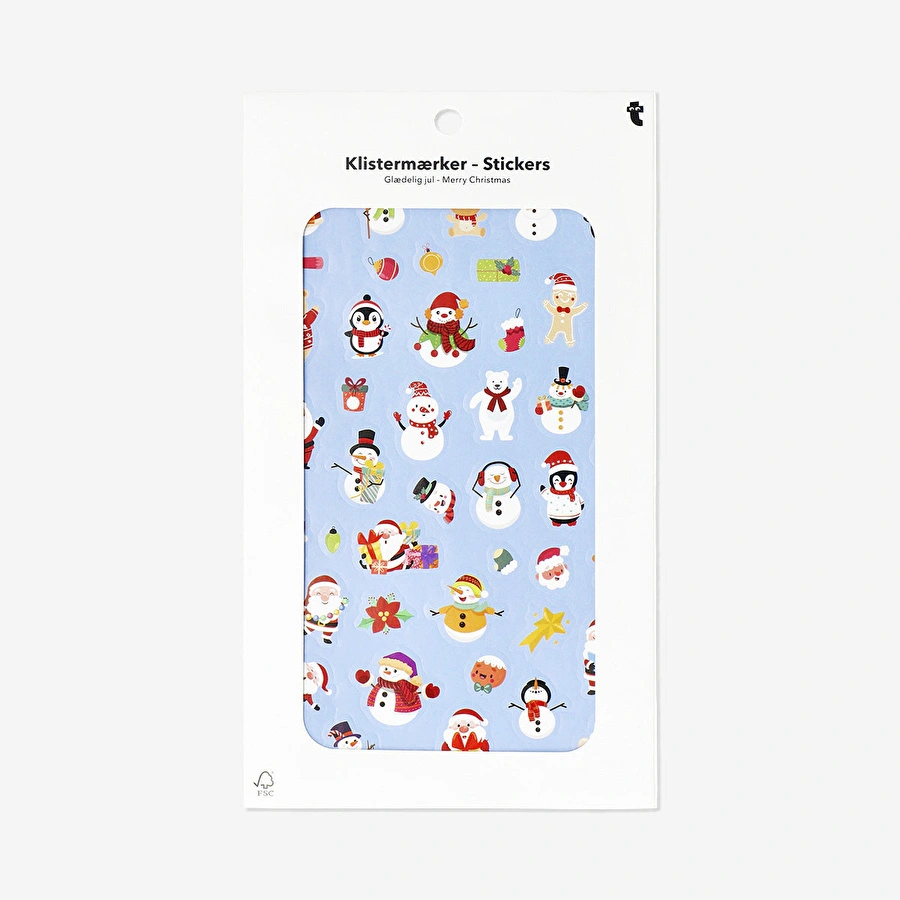 Flying Tiger Copenhagen Yılbaşı Temalı Sticker Seti